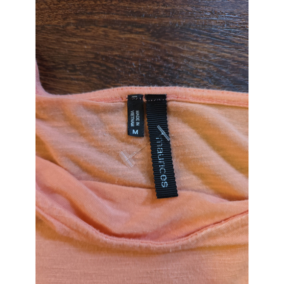 Maurices one shoulder peach ombre shirt size Medium - Picture 3 of 3